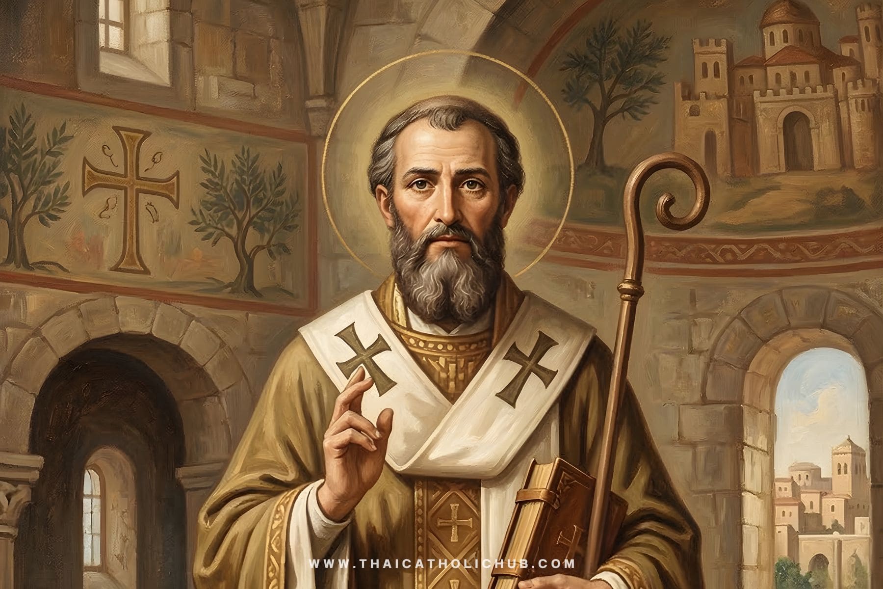 นักบุญซีริล แห่งเยรูซาเลม พระสังฆราชผู้ยืนหยัดปกป้องความเชื่อและประพันธ์บทสอนคำสอนอันทรงคุณค่า