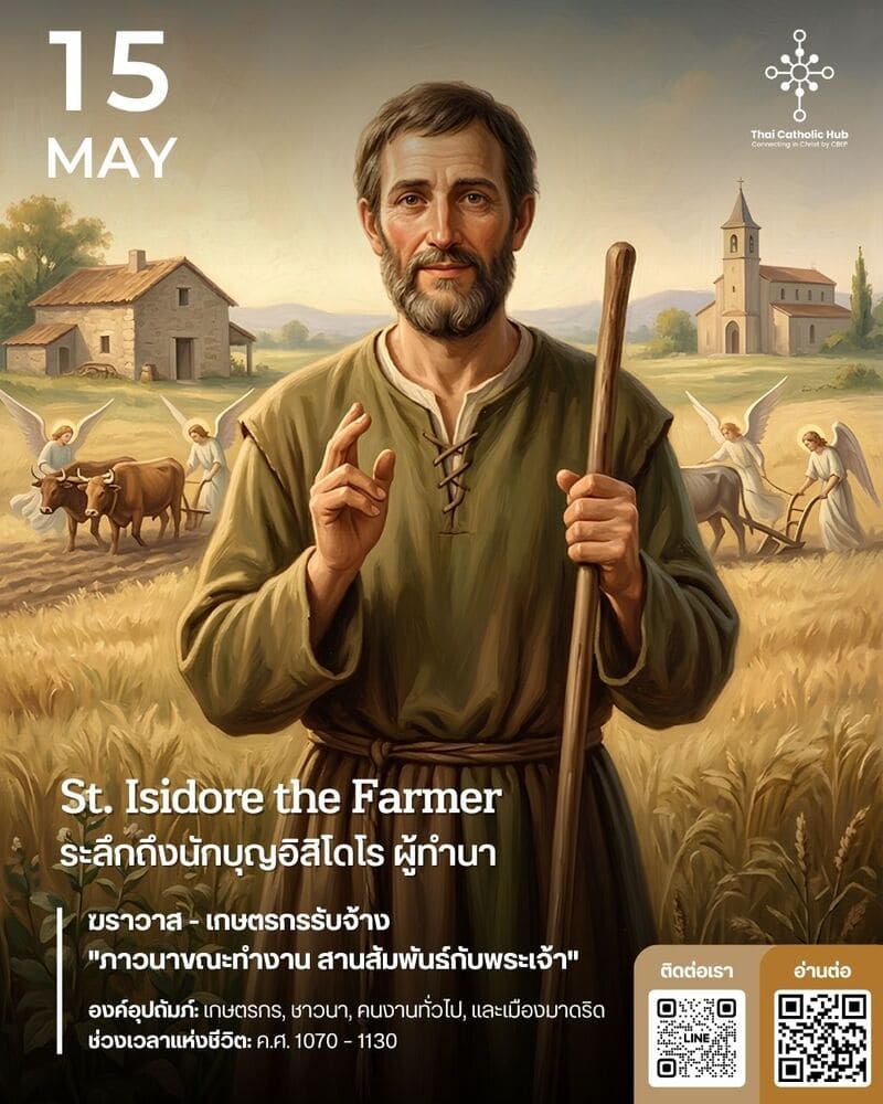 นักบุญอิสิโดโร ผู้ทำนา (St. Isidore the Farmer) - TC Hub