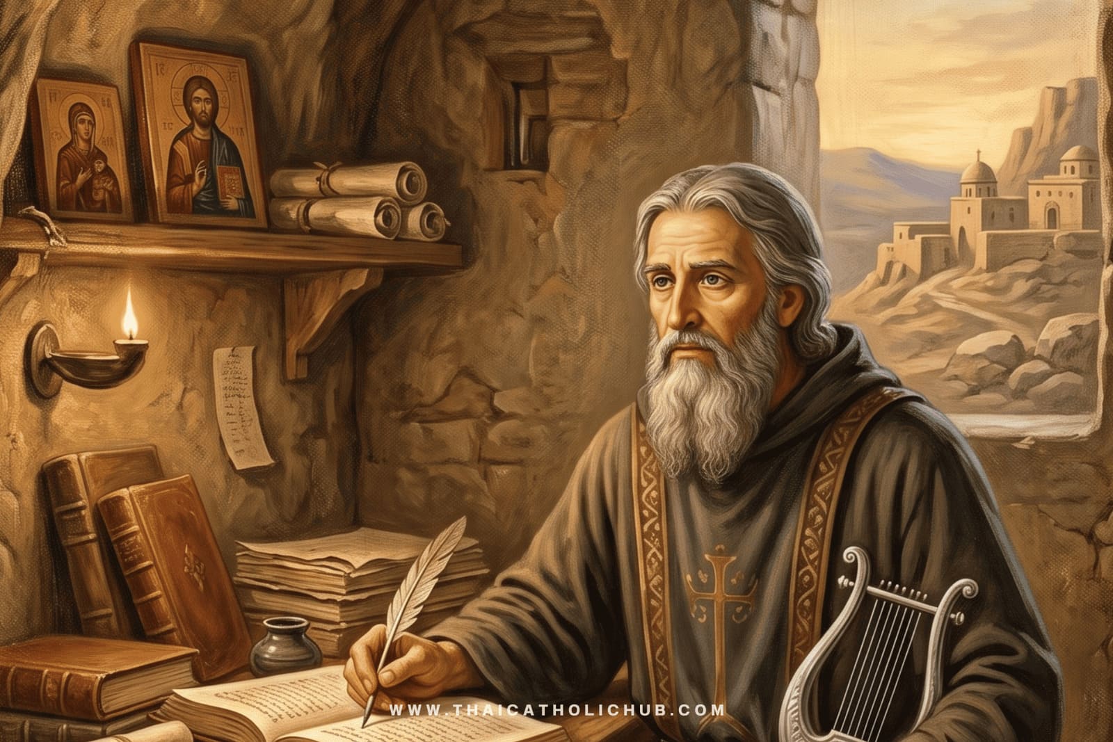 นักบุญเอเฟรม (St. Ephrem the Syrian) ปราชญ์แห่งพระศาสนจักร - TC Hub