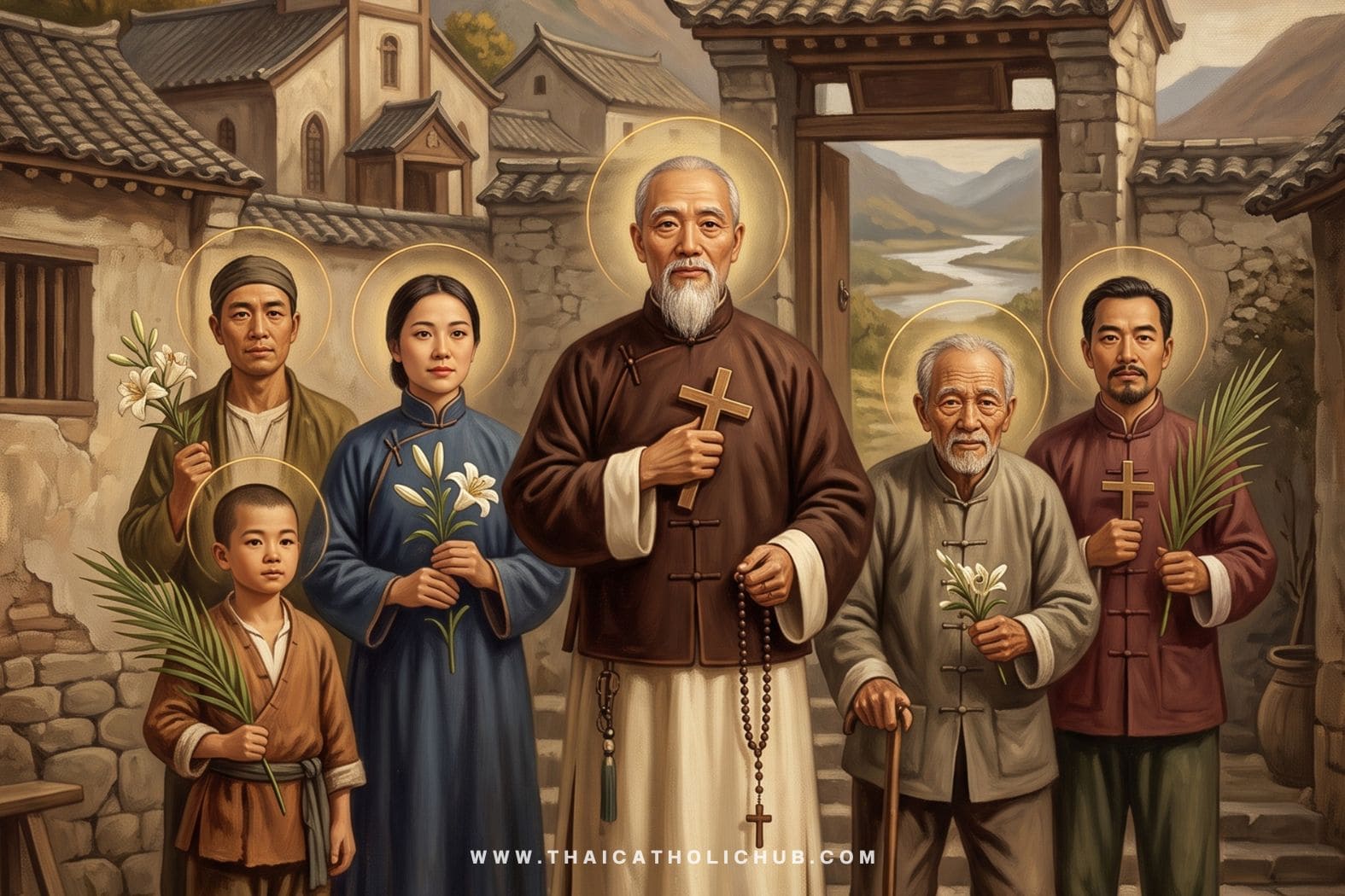 นักบุญออกัสติน จาว รง และเพื่อนมรณสักขีชาวจีน (St. Augustine Zhao Rong and Companions) - TC Hub