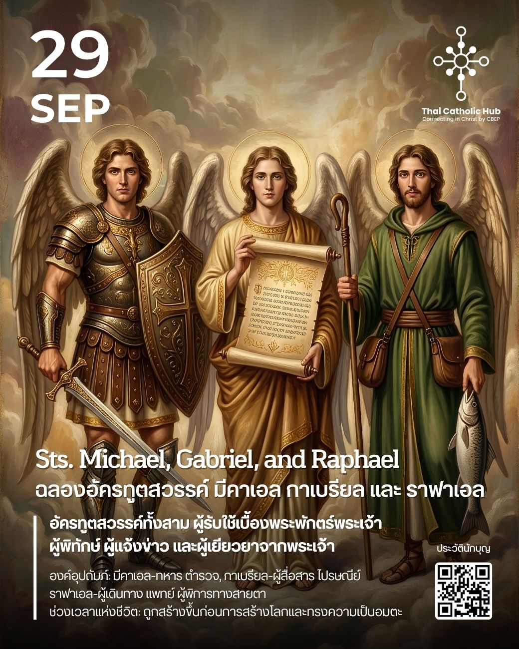 อัครทูตสวรรค์ มีคาเอล กาเบรียล และ ราฟาเอล (Sts. Michael, Gabriel, and Raphael)
