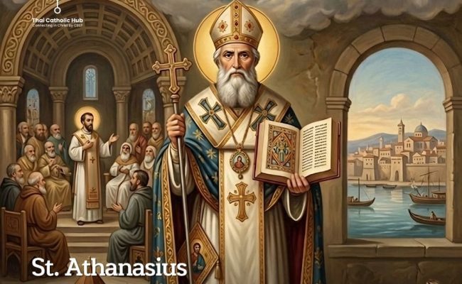 นักบุญอาทานาซีอัส (St. Athanasius) อัครบิชอปและปราชญ์แห่งพระศาสนจักร