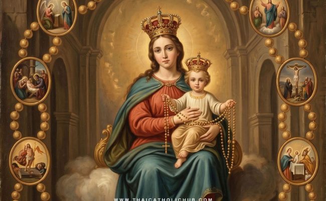 7 ตุลาคม วันระลึกถึงแม่พระแห่งลูกประคำ (Our Lady of the Rosary) อาวุธฝ่ายจิตวิญญาณแห่งความรักและชัยชนะเหนือความมืดมิด