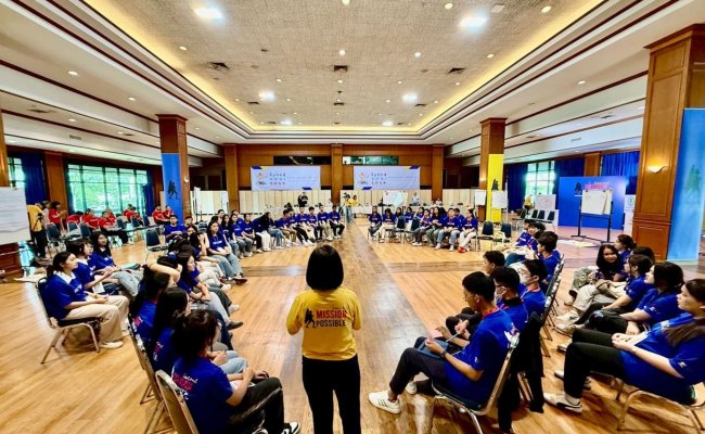MISSION POSSIBLE Youth Social Hackathon Season 2 at Baan Phu Waan Pastoral Training Centre in Nakhon Pathom on July 11, 2025. Photo by MISSION POSSIBLE / LiCAS News